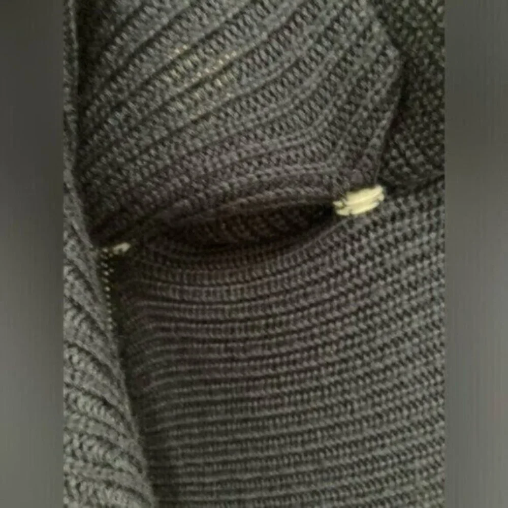 Chico’s Knitted Casual Soft Cardigan Wool Everyday Sweater Lounge Blue Western